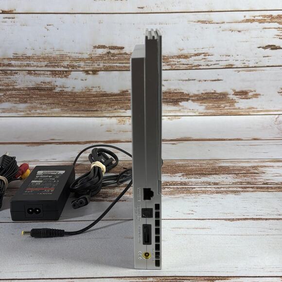 Sony PS2 Slim Silver SCPH-79001 w/ AV & Power - No Controller/Remote - Picture 7 of 7